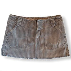 Free People NWOT Vintage 2000s Distressed Denim Skirt